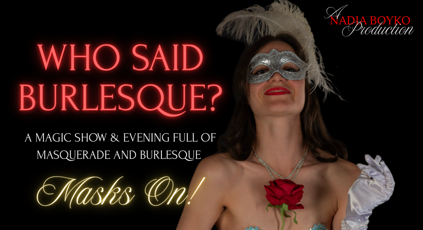 Event image «Who Said Burlesque?” Masks On!