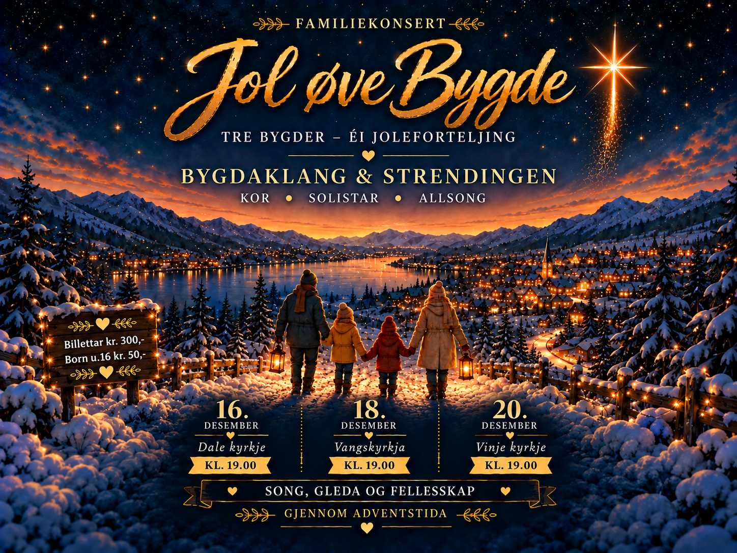 Event image Jol øve Bygde - Dale kyrkje