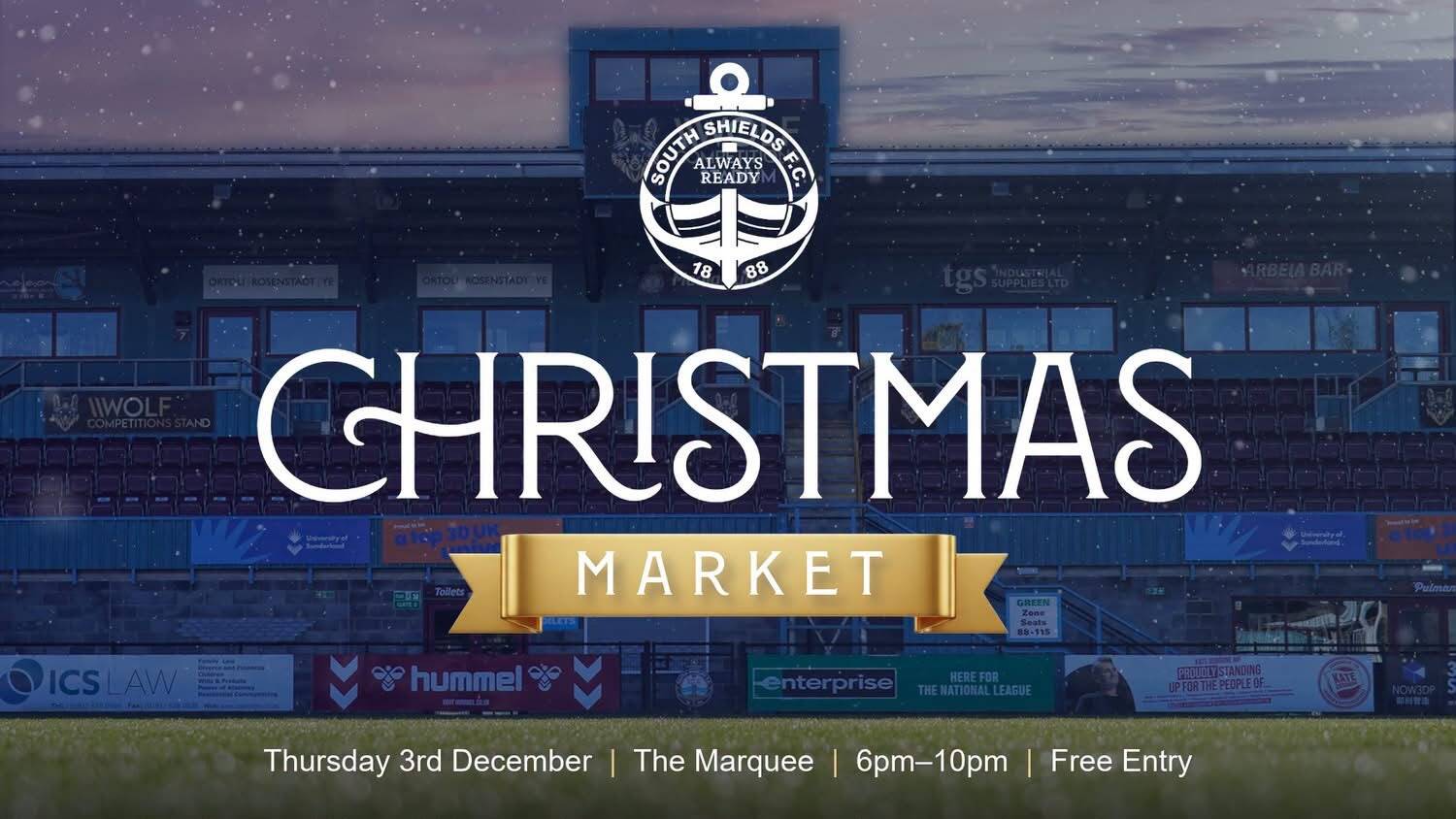 Event image South Shields FC Christmas Market (Vendor Link)