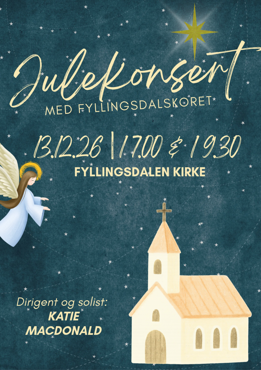 Event image Julekonsert med Fyllingsdalskoret, søndag 13. desember, 19:30