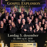 Event image Julekonsert med Gospel Explosion Bergen 5. desember kl. 1800