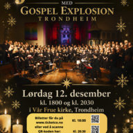 Event image Julekonsert med Gospel Explosion Trondheim 12. desember kl. 1800