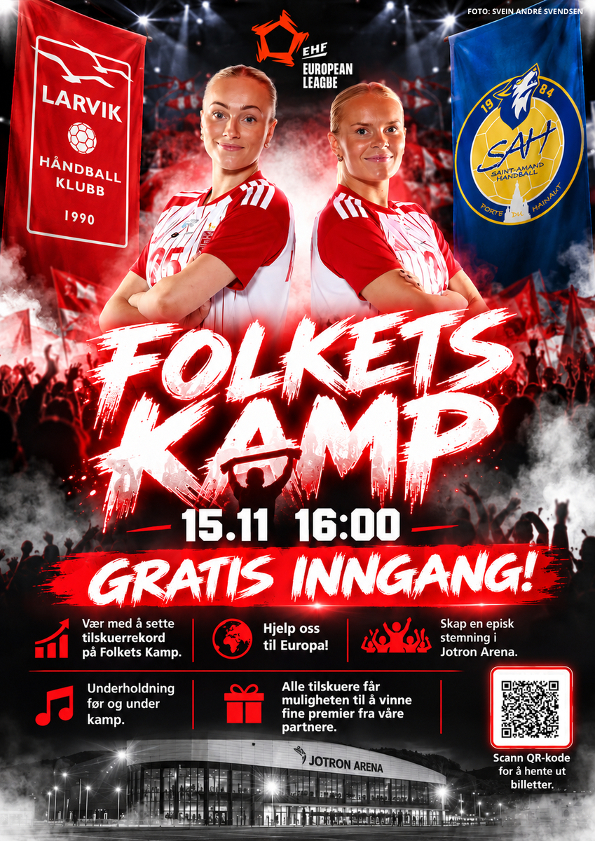 Event image Larvik-Saint Amand FOLKETS KAMP