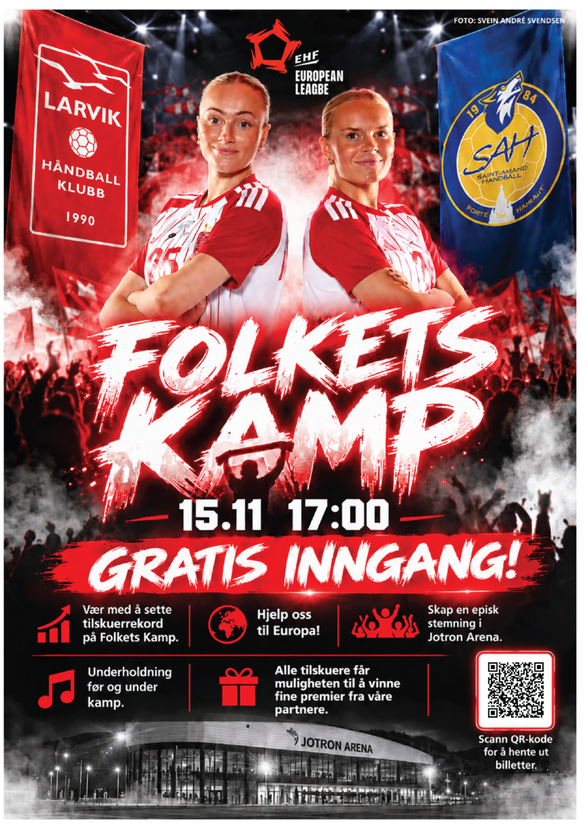 Event image Larvik-Saint Amand FOLKETS KAMP