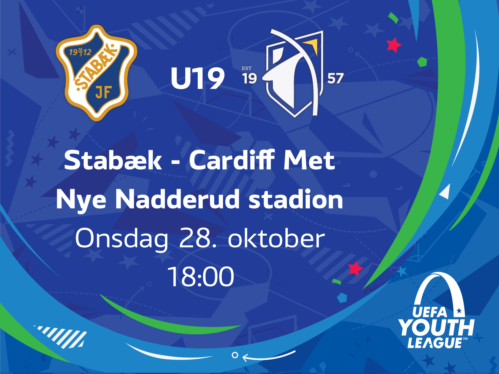Event image UEFA Youth League 26/27: Stabæk Fotball G19 - Cardiff MET FC G19