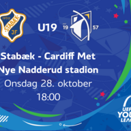 Event image UEFA Youth League 26/27: Stabæk Fotball G19 - Cardiff MET FC G19