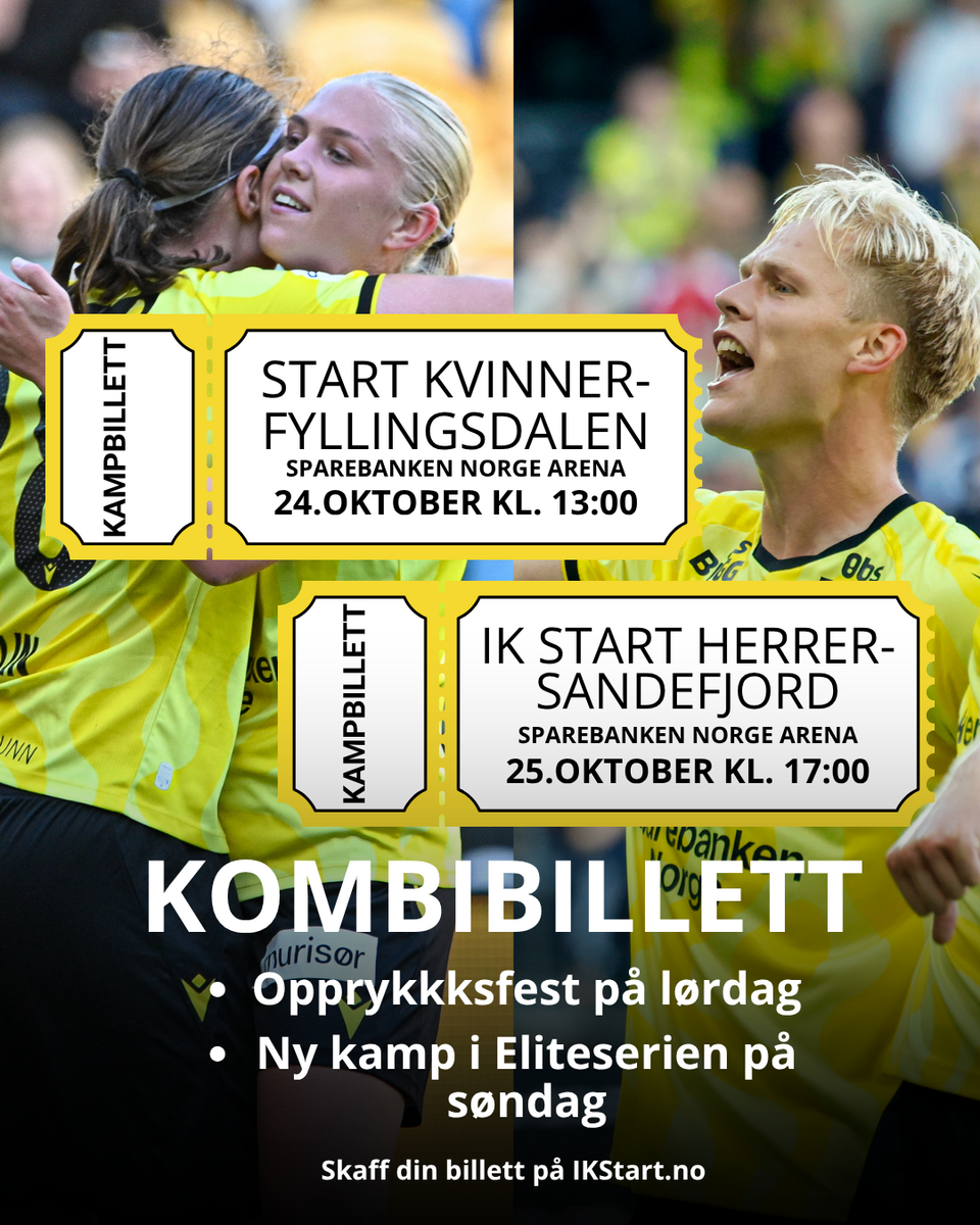 IK Start Kvinner - Fyllingsdalen OG IK Start Herrer - Sandefjord