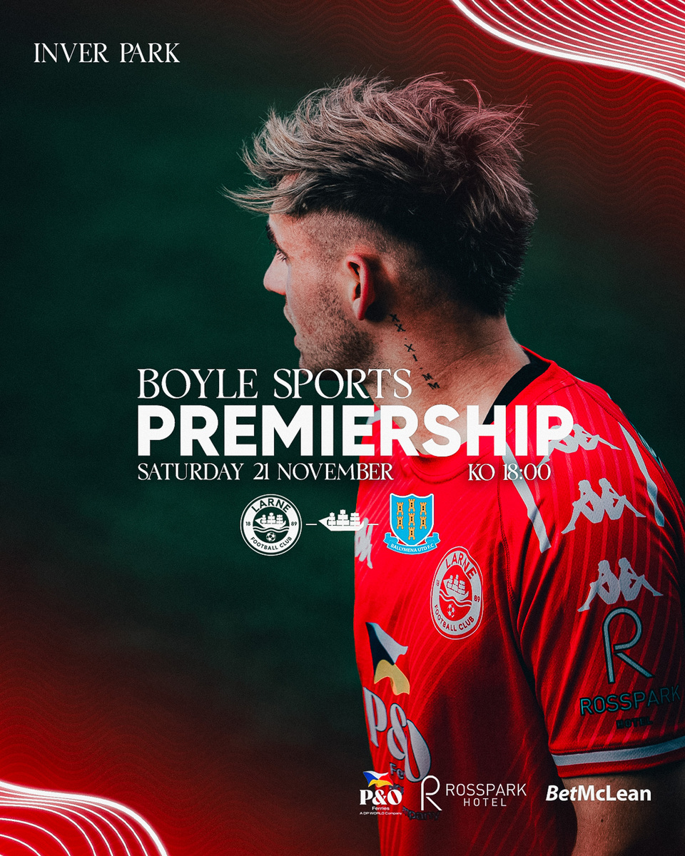 Event image Larne FC vs Ballymena FC (Home Support)