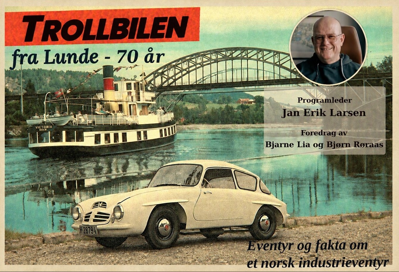 Event image TROLLBILEN 70 ÅR - Eventyr og fakta om et norsk industrieventyr