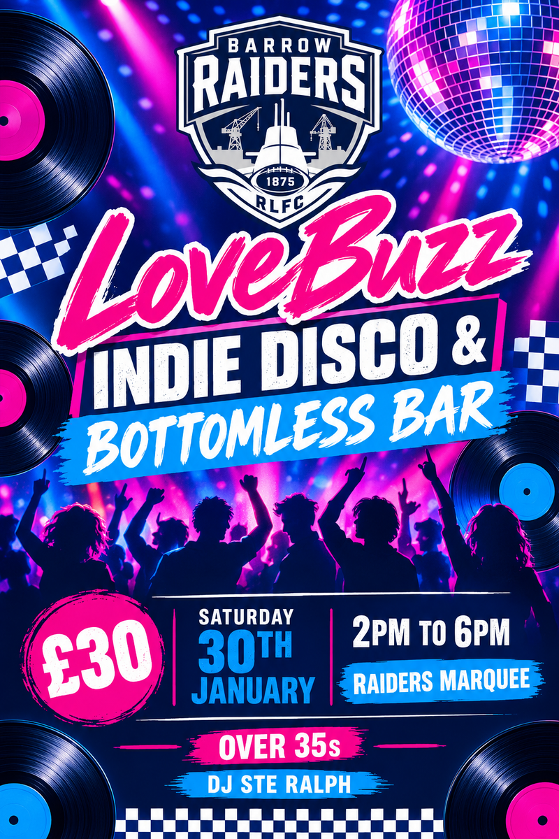 Event image LoveBuzz Indie Disco and Bottomless Bar