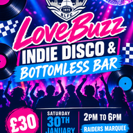 Event image LoveBuzz Indie Disco and Bottomless Bar