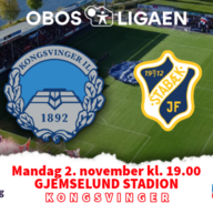 Event image KONGSVINGER - STABÆK | OBOS-LIGAEN 2026