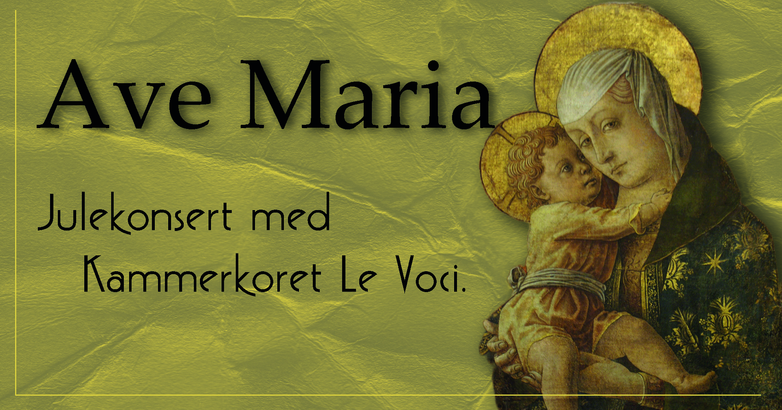 Event image Ave Maria – Julekonsert med Kammerkoret Le Voci