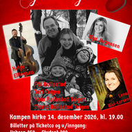 Event image Hjem til jul 2026; Konsert med familien Rullestad Teigen