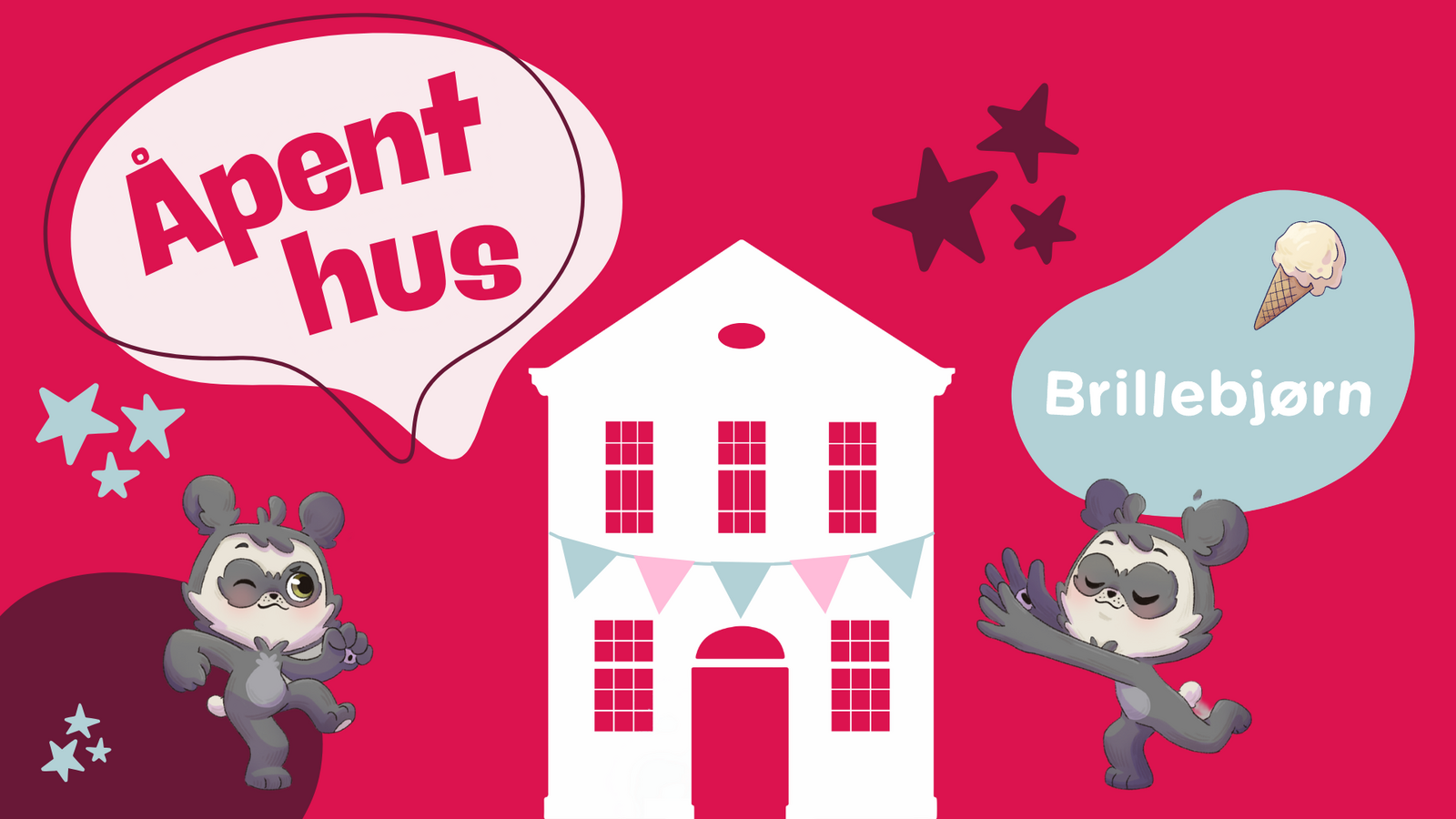 Event image Åpent hus med Brillebjørn 14. november kl 14