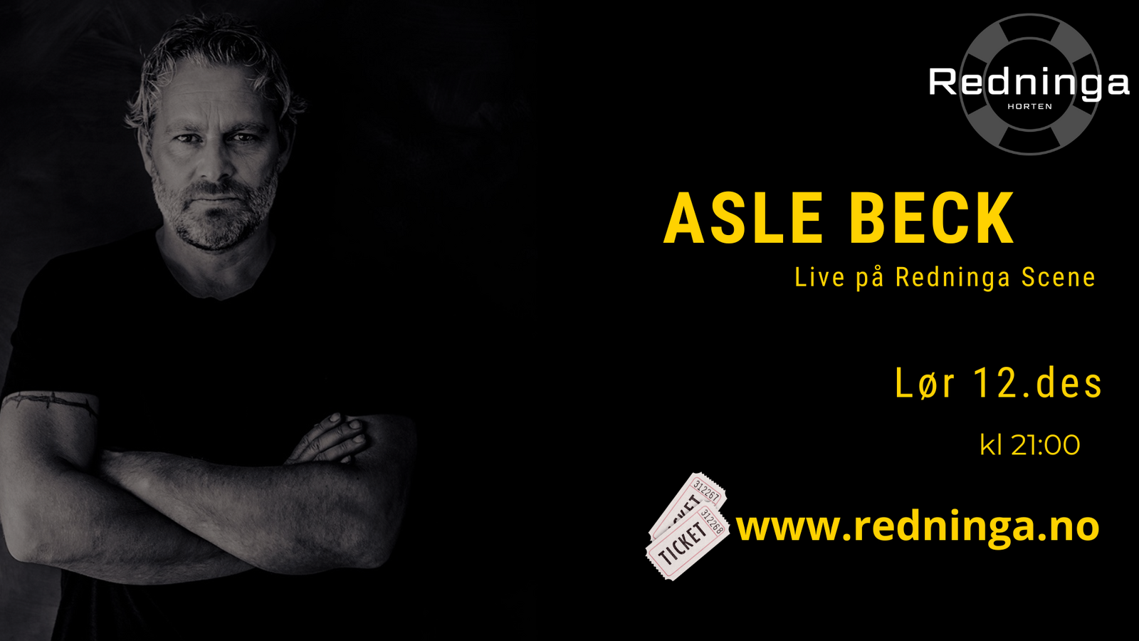 Event image Asle Beck konsert på Redninga