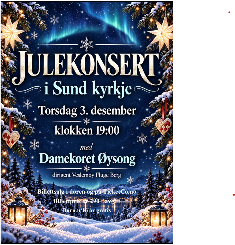 Event image Julekonsert med Damekoret Øysong