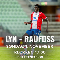 Event image OBOS-ligaen: Lyn - Raufosss