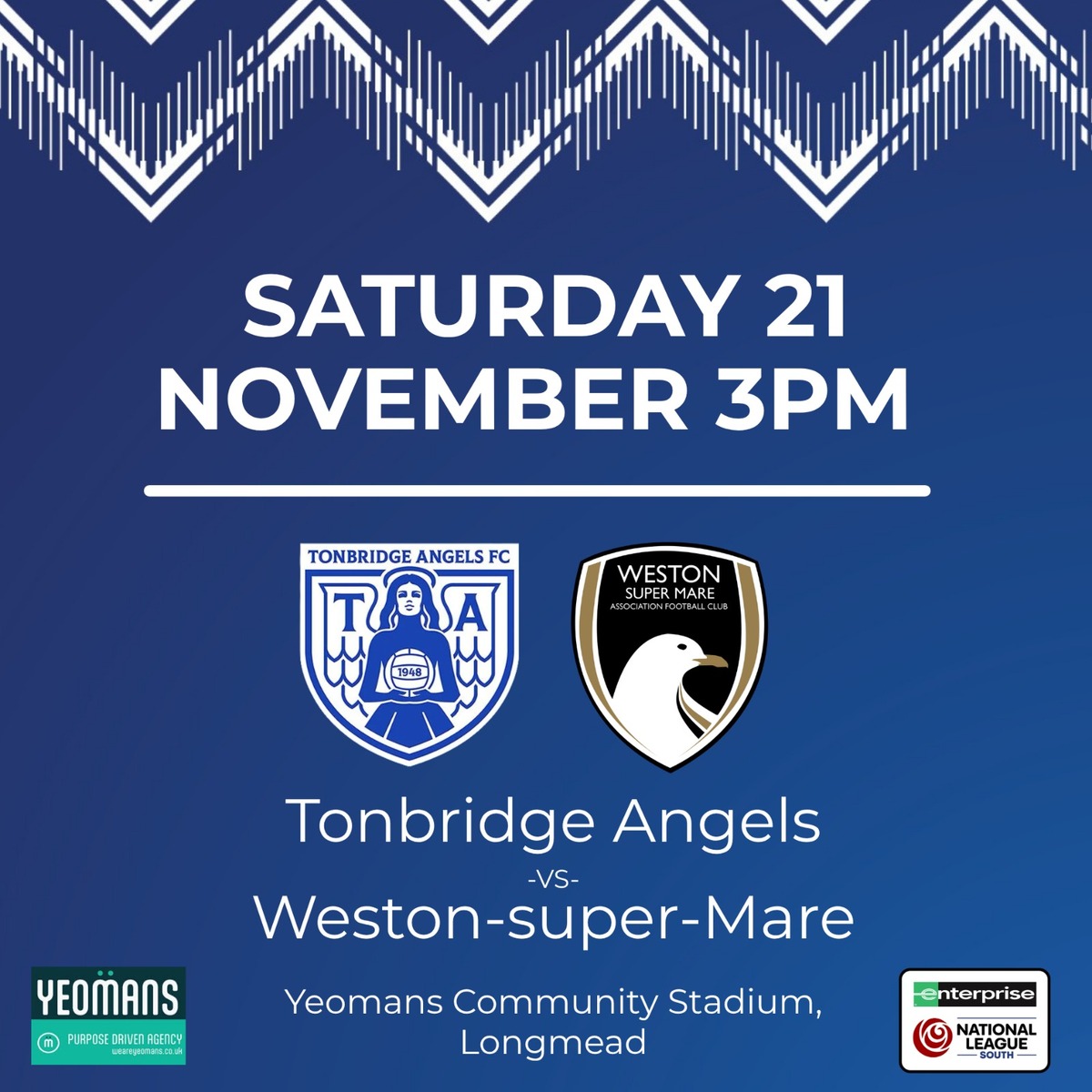 Event image Tonbridge Angels vs Weston-super-Mare