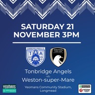 Event image Tonbridge Angels vs Weston-super-Mare