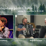 Event image Søndagsdans på BUL-hytta: Anders Schjølberg og Brøndbo & Svaet