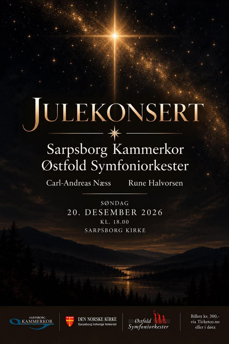 Event image Julekonsert med Sarpsborg Kammerkor og Østfold Symfoniorkester