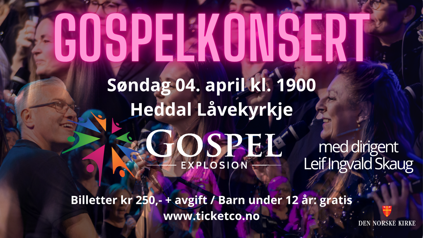 Event image Gospelkonsert i Heddal Låvekyrkje