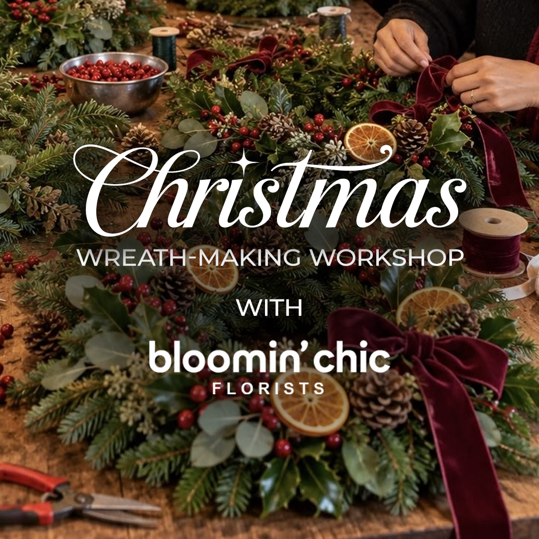 Event image Christmas Wreath-Making Workshop with Bloomin’ Chic Florist 