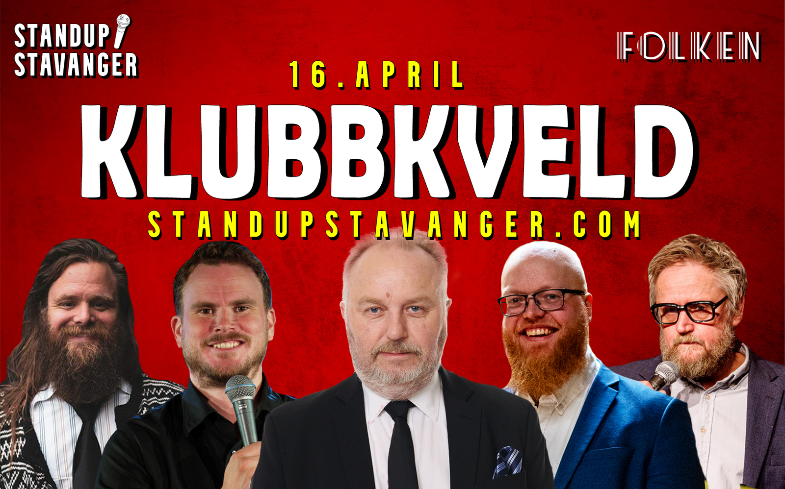Event image Standup på Folken med Hans Morten Hansen