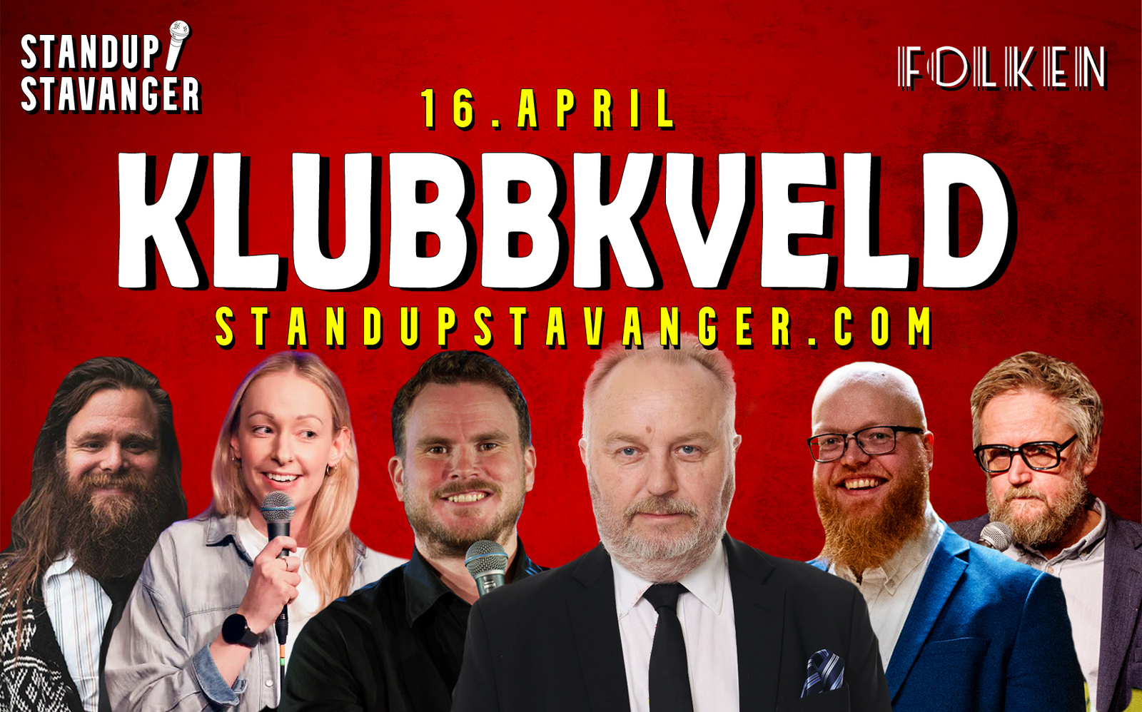 Event image Standup på Folken med Hans Morten Hansen