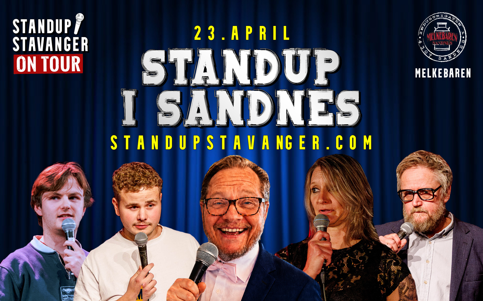 Event image Standup på Melkebaren - 23. april