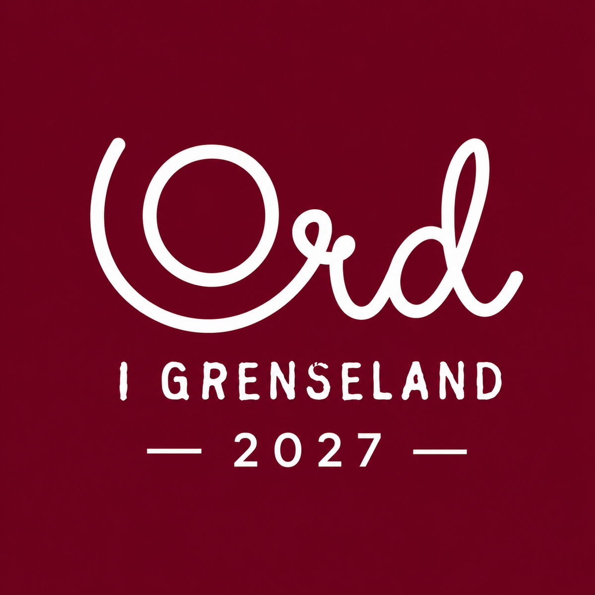 Event image Ord i Grenseland 2027