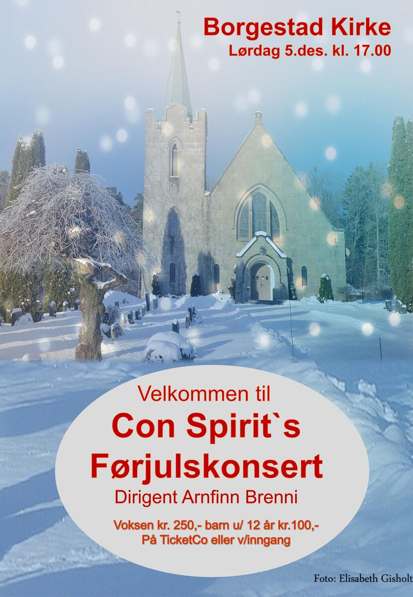 Event image Con Spirit's førjulskonsert 2026