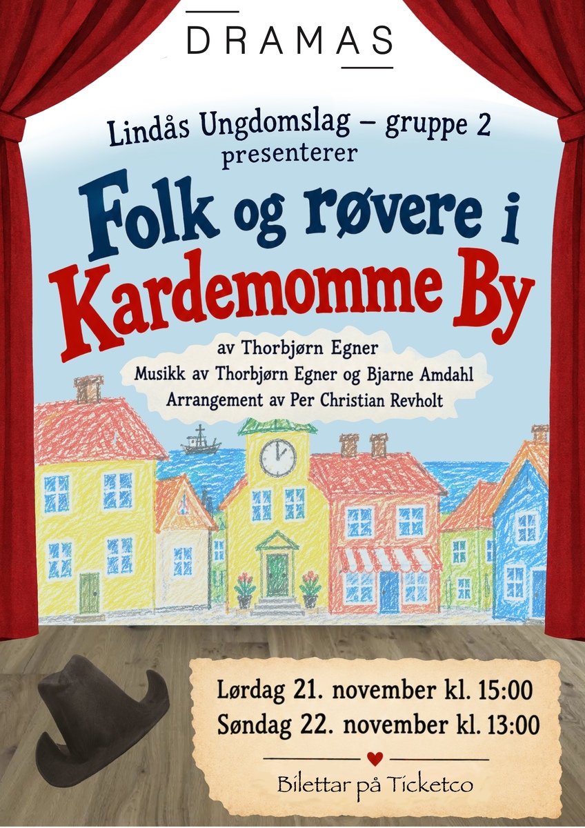 Event image Folk og røvere i Kardemomme by - Søndag 22.nov 