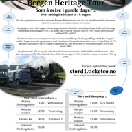 Event image Søndag 14. august 2022: "Som å reise i gamle dager.." - Bergen Heritage Tour. Rundtur. Start med D/S Stord I..