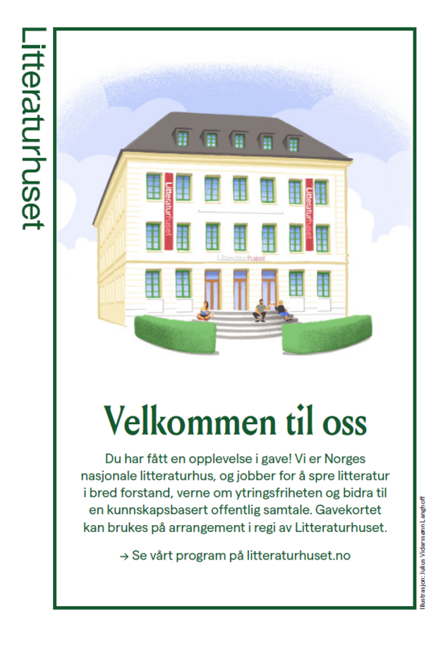 Event image Gavekort - Litteraturhuset