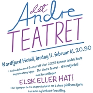 Event image for Improshow med Det Andre Teatret: ELSK ELLER HAT (Micetro)