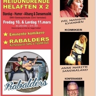 Event image for HEIDUNDRENDE HELAFTEN X 2 Skudenes Mek Verksted-selskapslokale Fredag 10.mars 2023