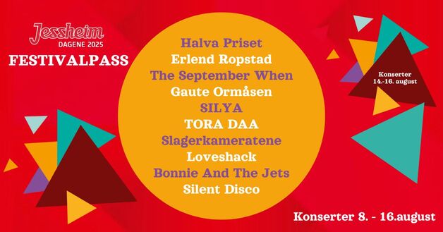 Event image Festivalpass // Jessheimdagene 2025