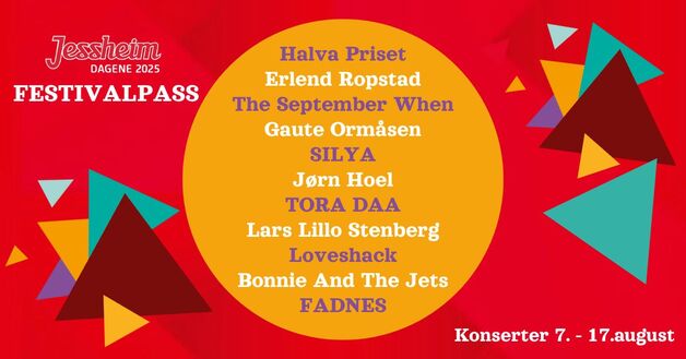 Event image Festivalpass // Jessheimdagene 2025
