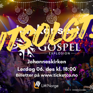 Event image UTSOLGT!!!!!! Julekonsert med Gospel Explosion Bergen fortsatt ledige billetter kl. 20!