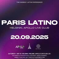 Event image PARIS LATINO — Helsinki 2025 | Apollo Live Club