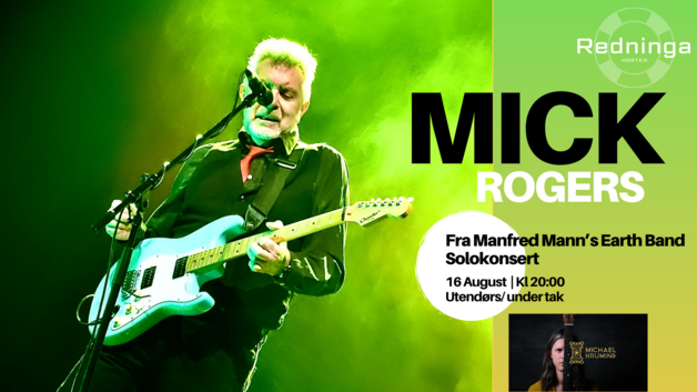 Event image Mick Rogers fra Manfred Mann’s Earth Band - Solokonsert på Redninga Scene