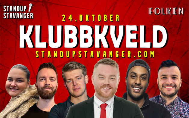 Event image Standup Klubbkveld på Folken - 24. oktober