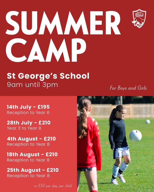 Event image Jersey Bulls Summer Camp w/c 26th August