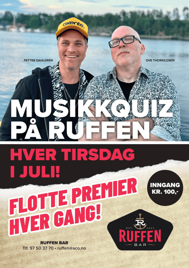 Event image Musikkquiz med Petter Dahlgren og Ove Thorkildsen