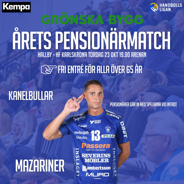Event image Hallby Handboll - HF Karlskrona (Herr)