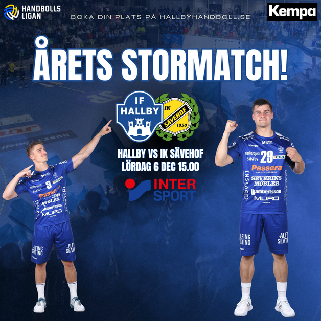 Event image Hallby Handboll - IK Sävehof (Herr)