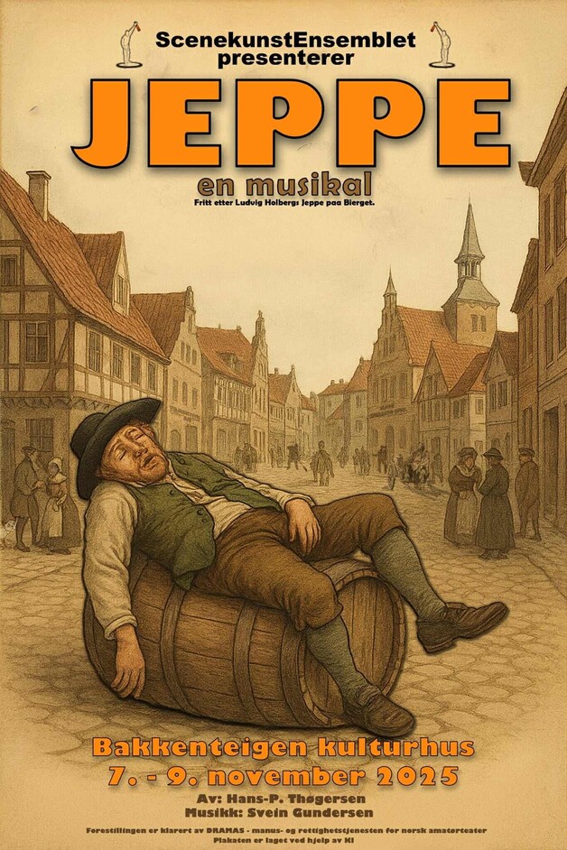 Event image SCENEKUNSTENSEMBLET: JEPPE - EN MUSIKAL // FREDAG KL. 18:00