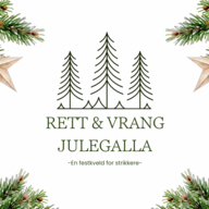 Event image Rett & Vrang Julegalla 2025 - en festkveld for strikkere